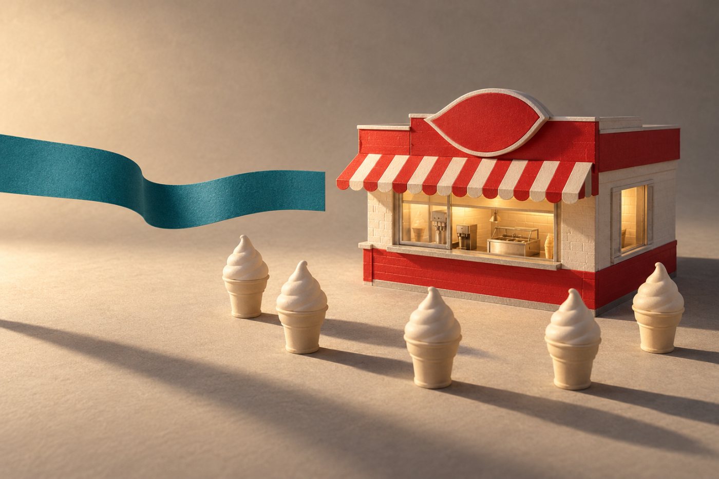 Обект на Dairy Queen като пример за клиент на Braze в контекста на планираното ѝ придобиване от Salesforce.