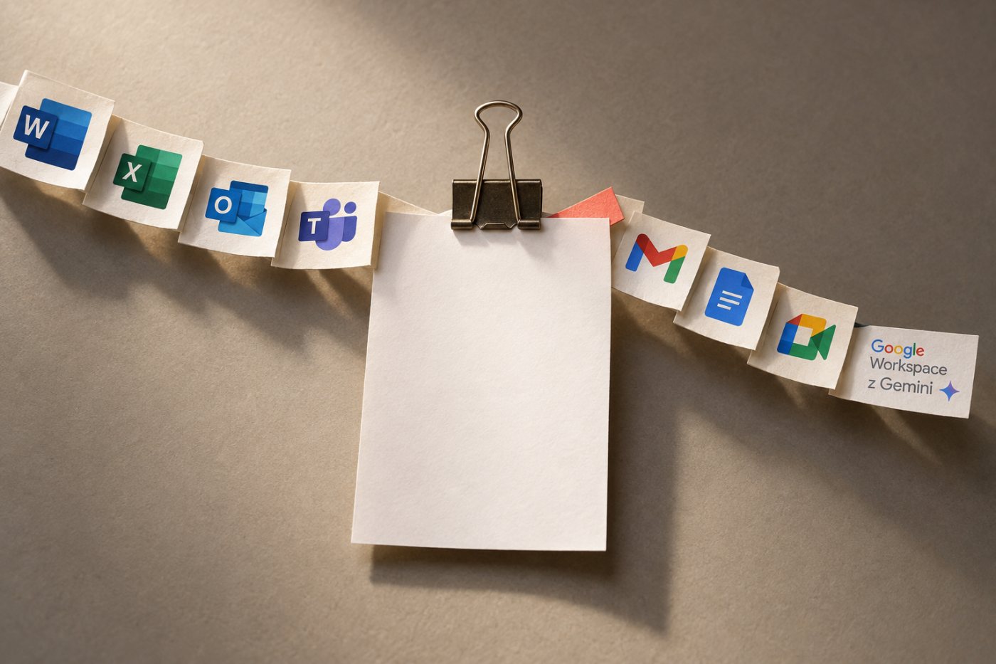 Microsoft 365 Copilot i Google Workspace z Gemini są powiązane z różnymi zestawami firmowych aplikacji i danych.