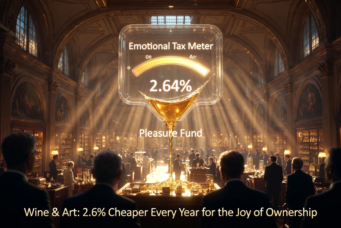 Wine and Art Investments Lag the Market by 2.6% a Year — The Hidden Price of “Emotional Returns”