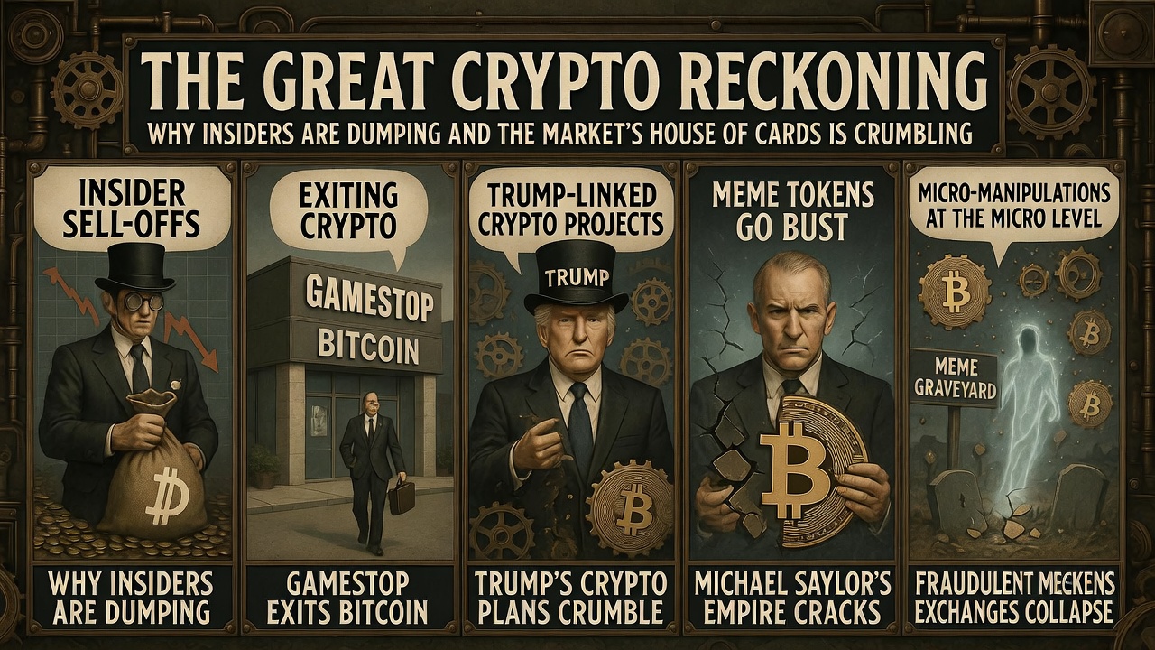 The Great Crypto Reckoning: Why Insiders Are Dumping and the Market's House of Cards is Crumbling