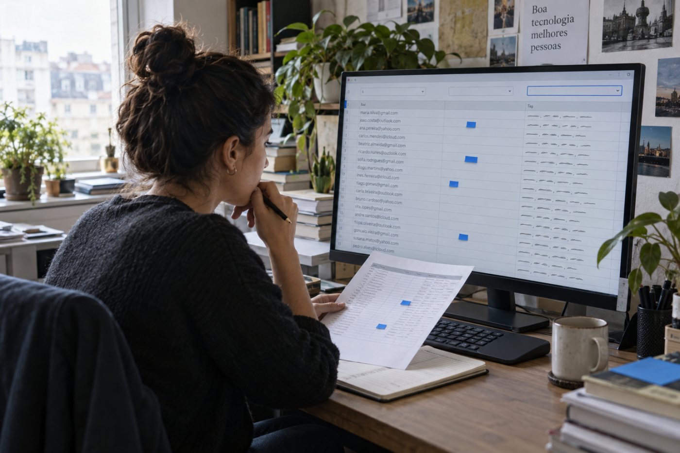 CSV preparado para o Kit com e-mail mapeado, campos vazios isolados e tags controladas.