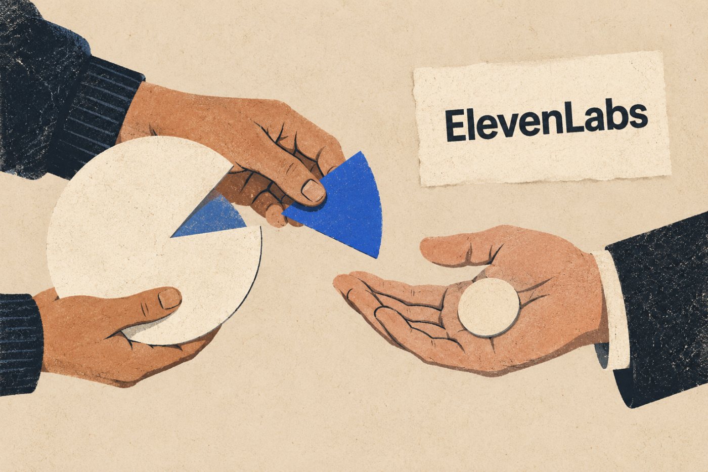 ElevenLabs کے ملازم ٹینڈر میں موجودہ حصص سرمایہ کار کو منتقل ہوتے ہیں اور ادائیگی فروخت کرنے والے ملازم کو ملتی ہے۔