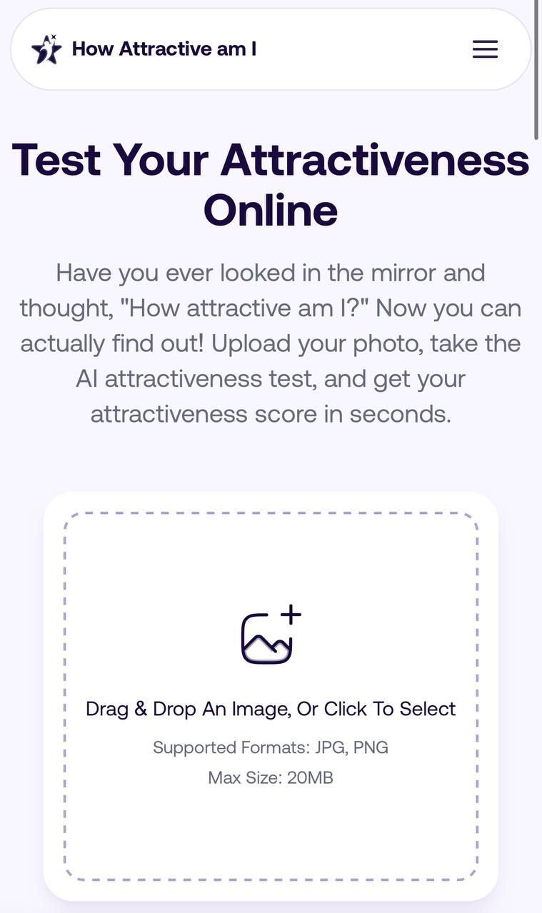 “How Attractive Am I”: A Service to Assess Your Looks Through AI’s Eyes