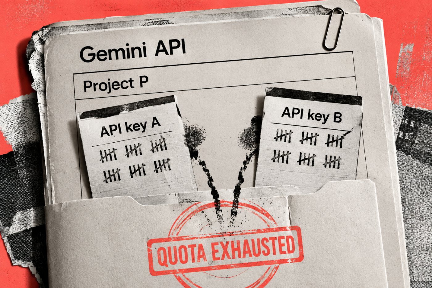 Hai API key của Gemini API cùng thuộc một project và vẫn dùng chung trạng thái quota.