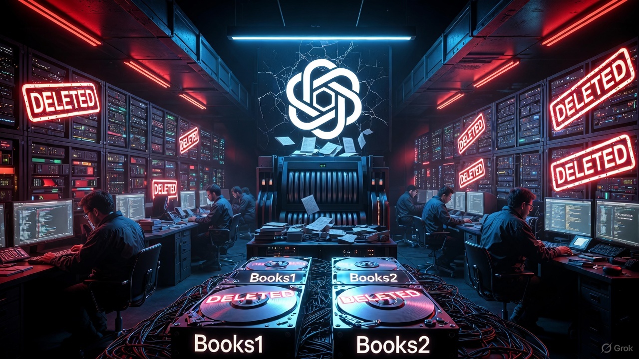 OpenAI's Shadow Library Scandal: Deleted Datasets and the High Stakes of AI Copyright Evasion