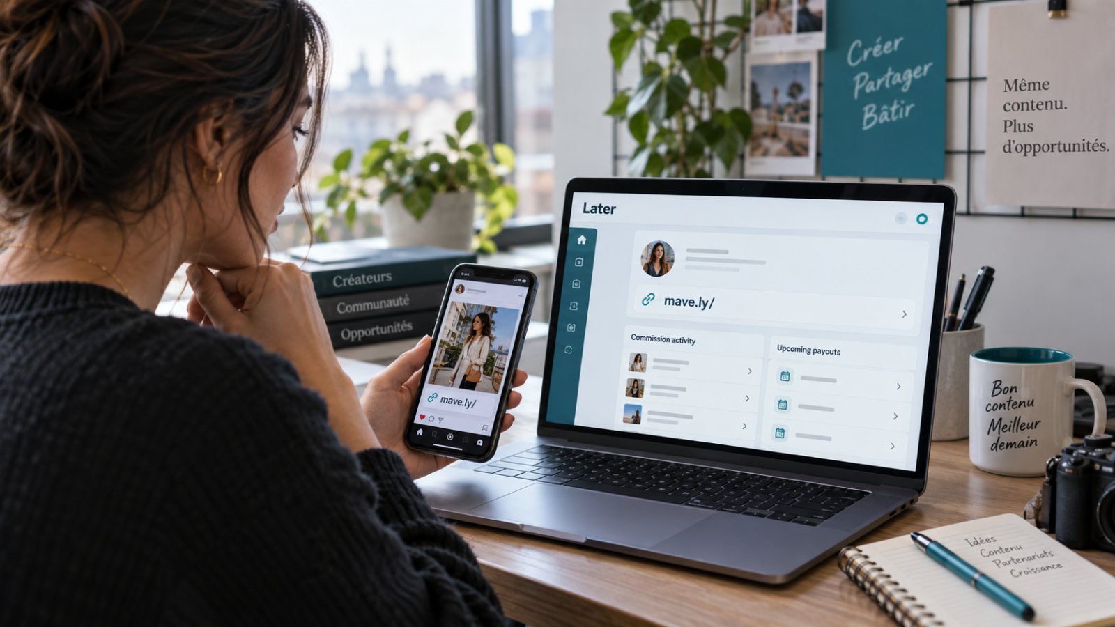 Mavely devient Later, mais les liens et commissions restent inchangés