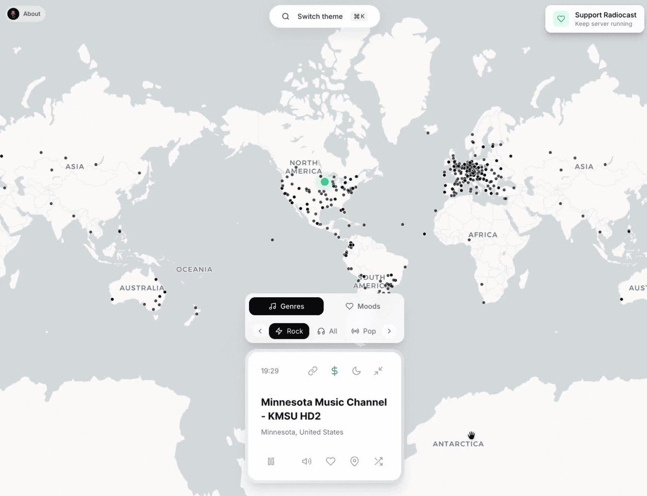 Listen to Radio from Every Corner of the World with Radiocast