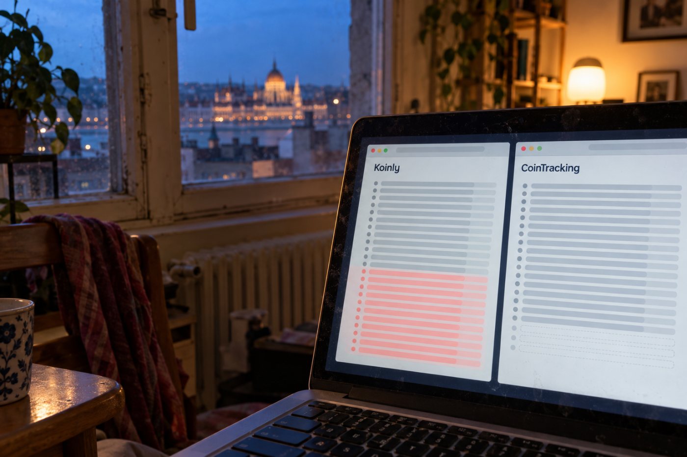 A Koinly és a CoinTracking eltérő ára és tranzakciós kerete ezer, illetve több ezer ügyletnél.