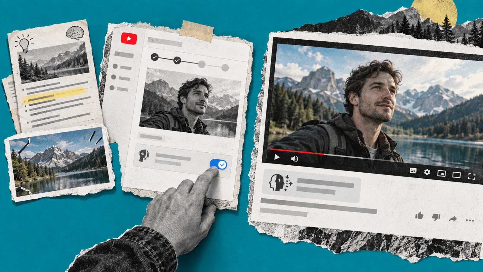 YouTube сам ставит отметку ИИ — сценарий и миниатюра её не требуют