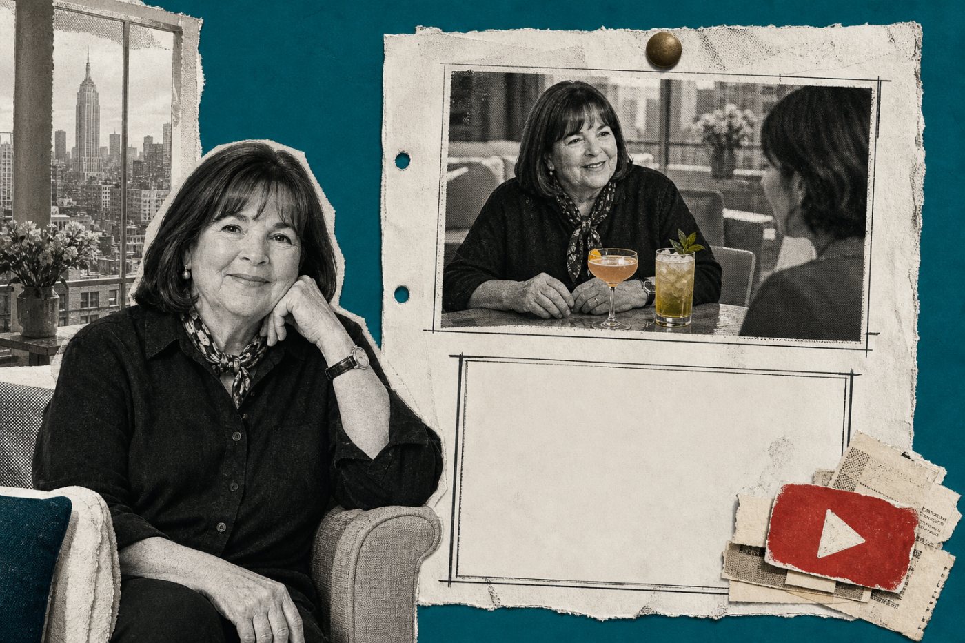 El canal oficial de Ina Garten presenta el tráiler de Happy Hour antes del primer episodio.
