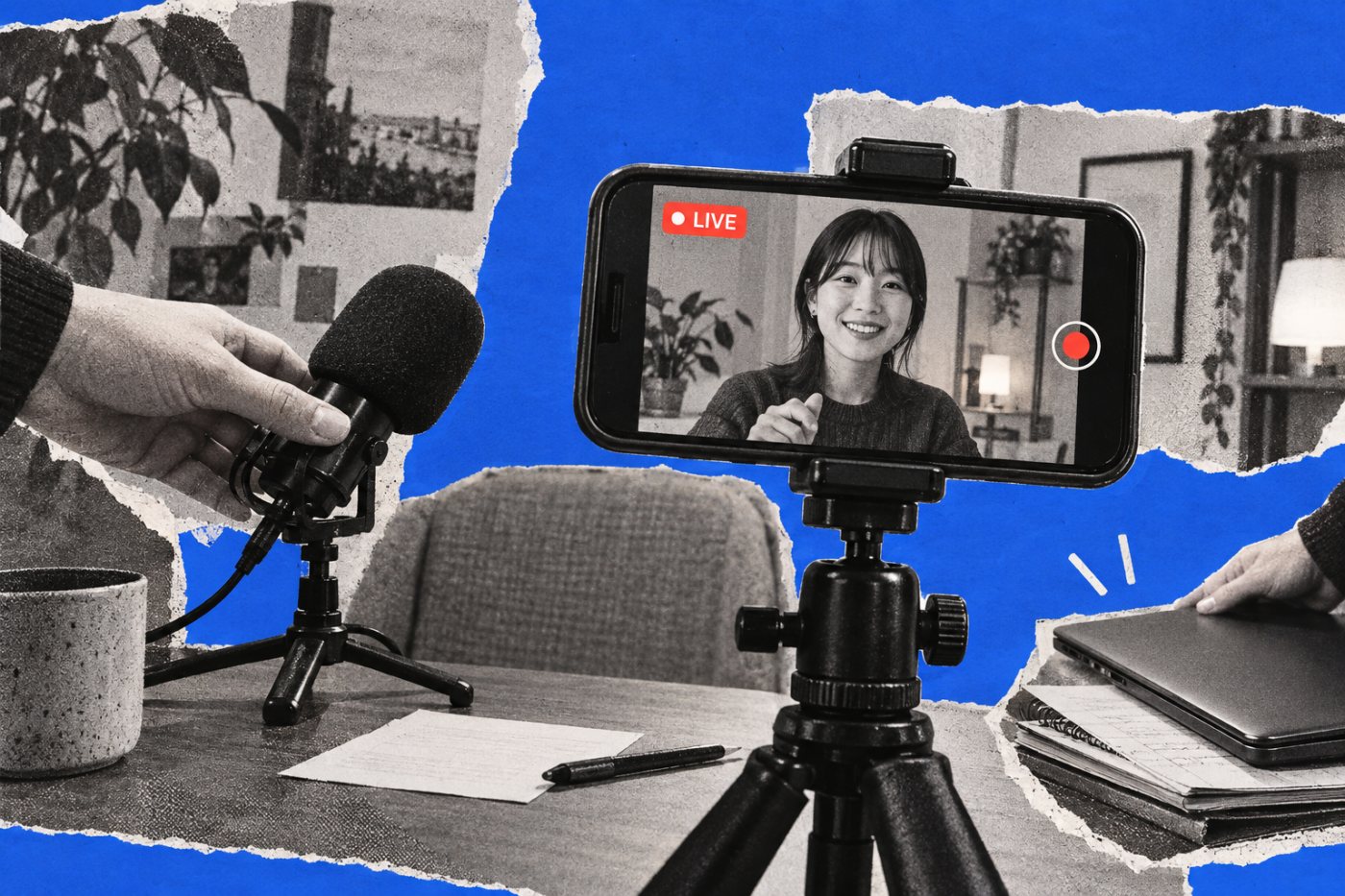 端末と進行を整え、YouTubeの練習状態から公開ライブ配信へ移る最終段階
