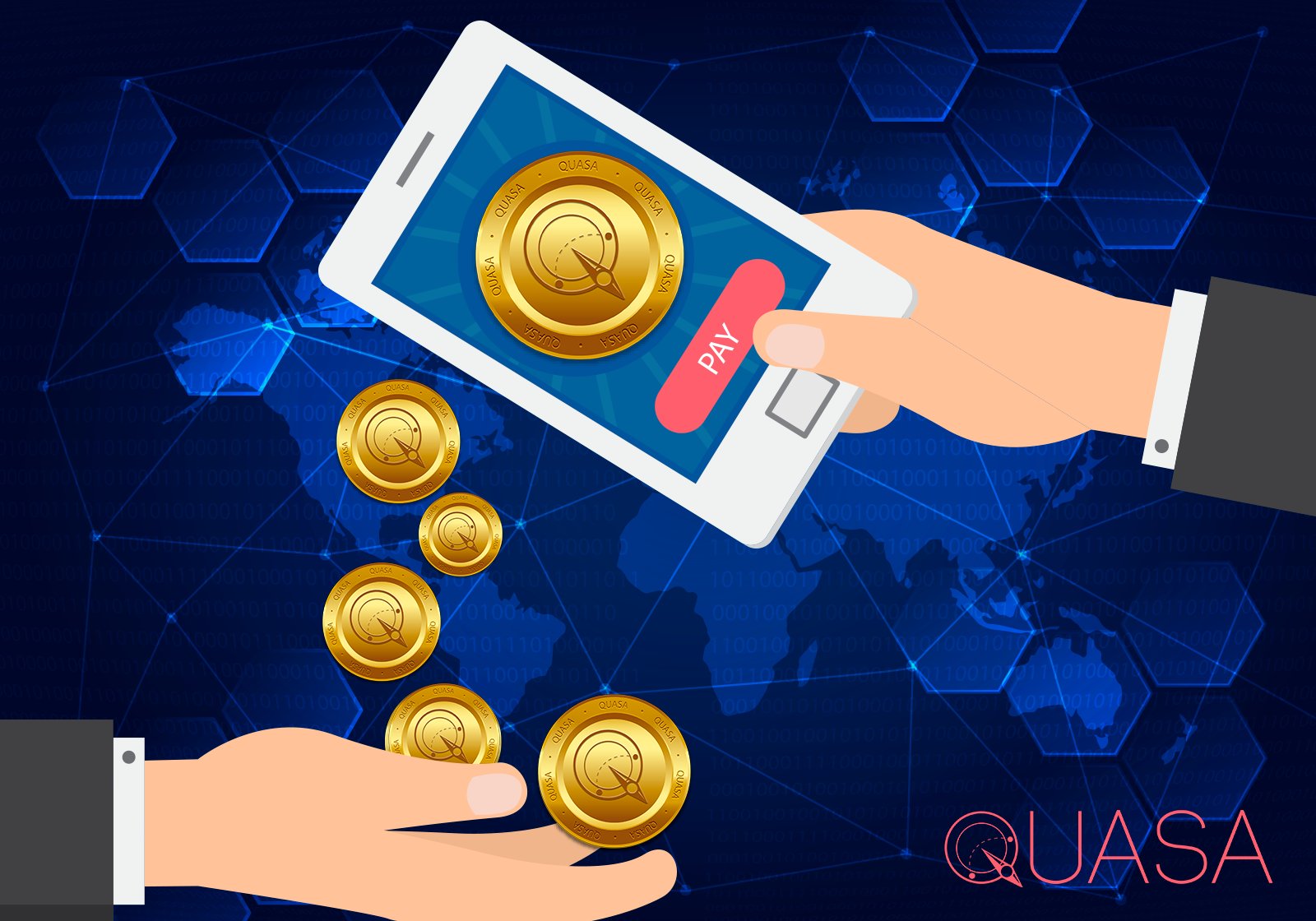 Quasacoins (QUA) have been sent to all participants in the QUASA AIO crypto crowdfunding campaign!