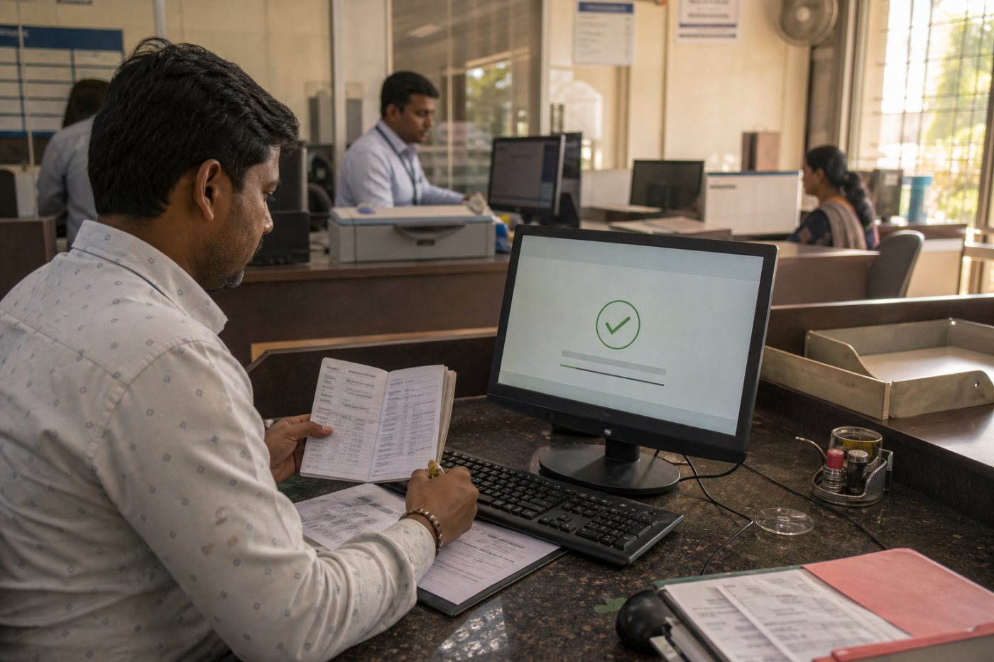 UAN बैंक KYC में खाता और IFSC की जाँच के बाद बैंक या NPCI सत्यापन