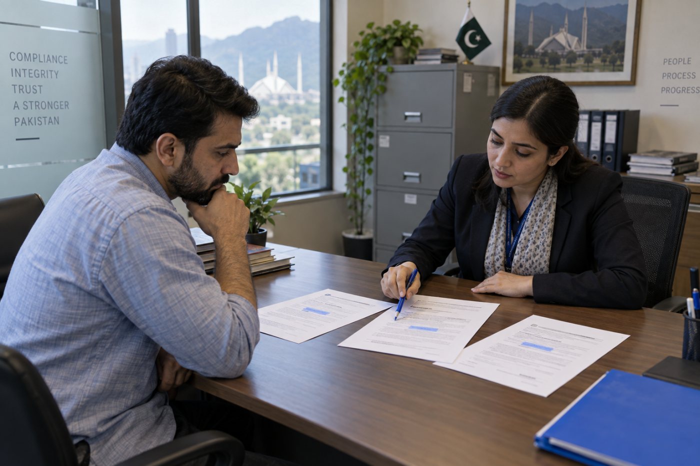 بروکر کے قانونی نام، رجسٹریشن اور beneficiary account کا باہمی ملاپ