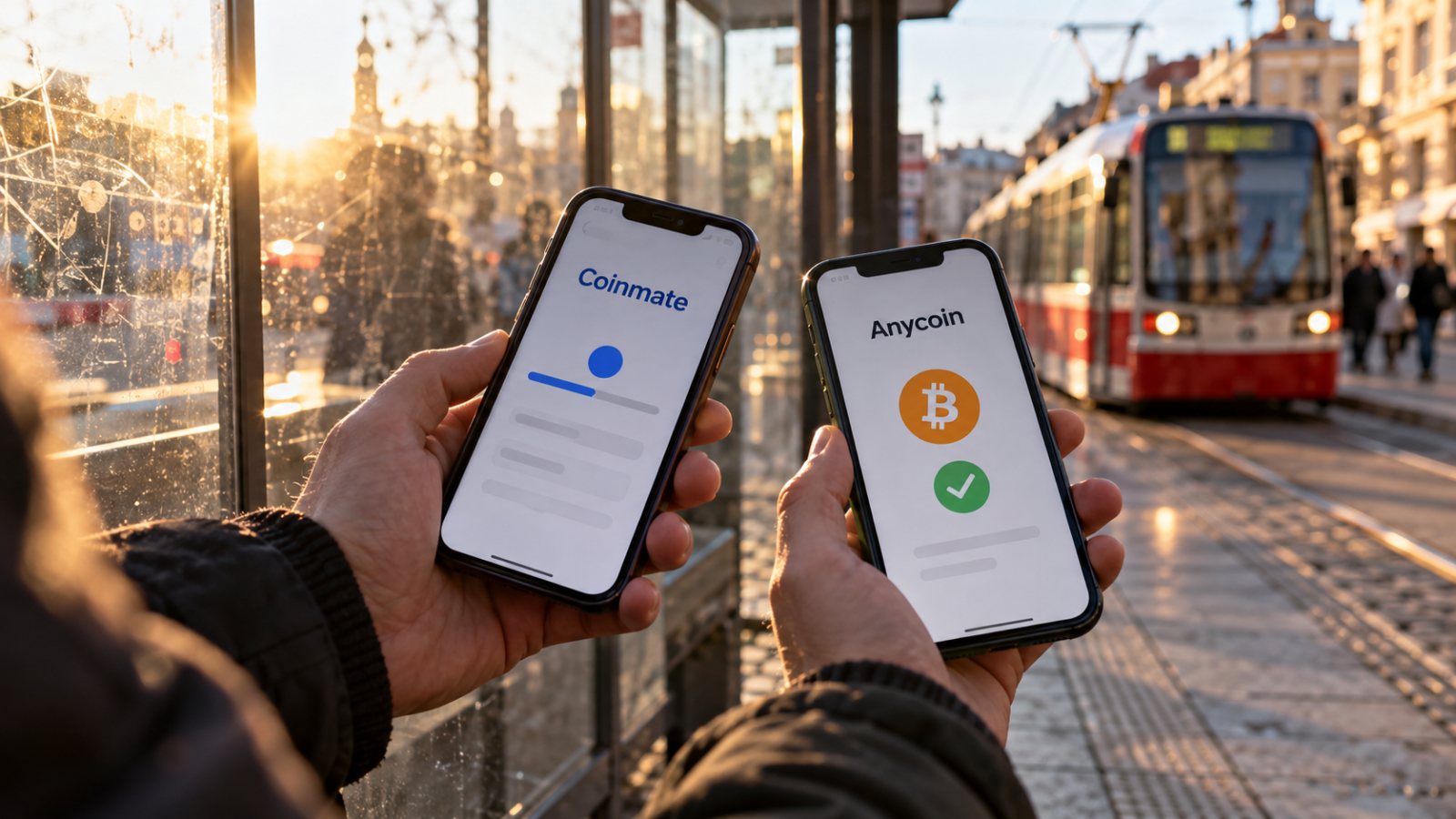 Coinmate, nebo Anycoin: limitní příkaz mění cenu jednoduchosti