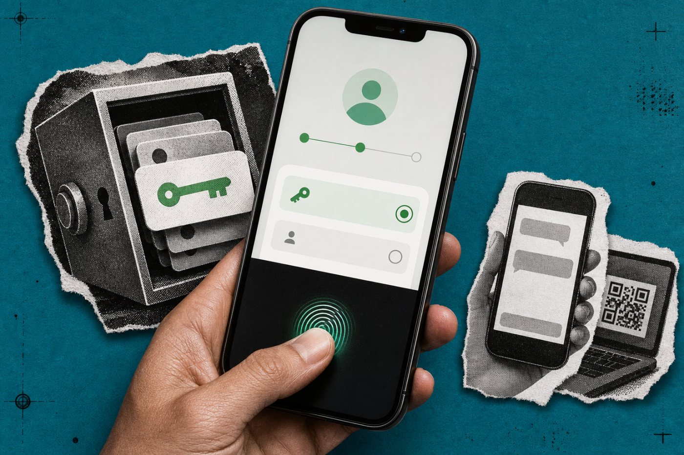 नए फोन पर WhatsApp पंजीकरण में उपलब्ध पासकी और वैकल्पिक SMS सत्यापन का अंतर