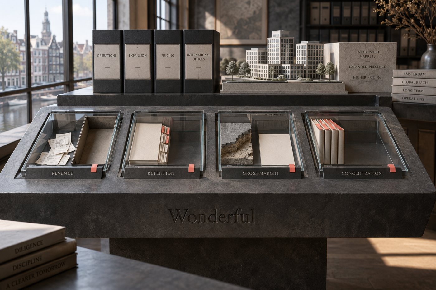 Análise financeira da Wonderful separa a expansão divulgada das métricas ainda ausentes de receita, retenção, margem e concentração.