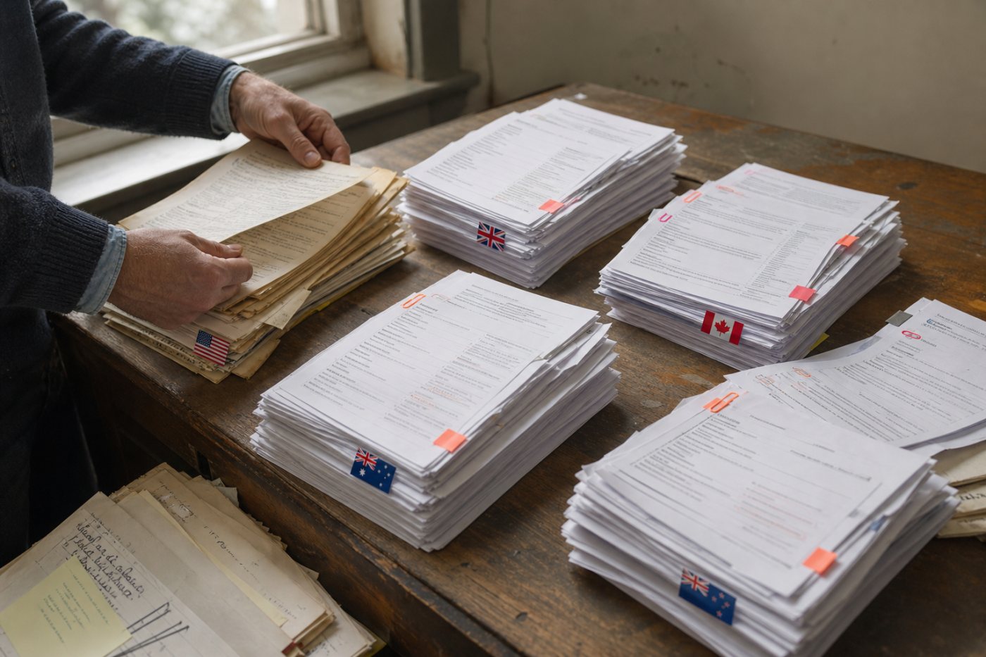 Vacancy postings from five English-speaking countries show remote-work offers rising between 2019 and 2026.