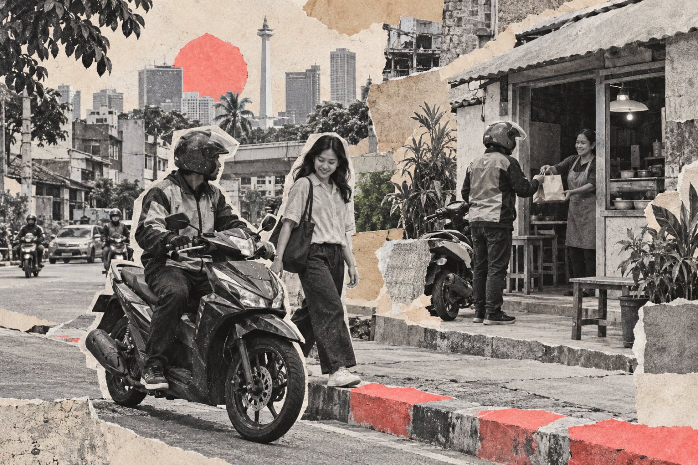 Layanan penumpang dan pengantaran makanan oleh pengemudi ojol yang sama-sama tercakup dalam Perpres 27/2026.