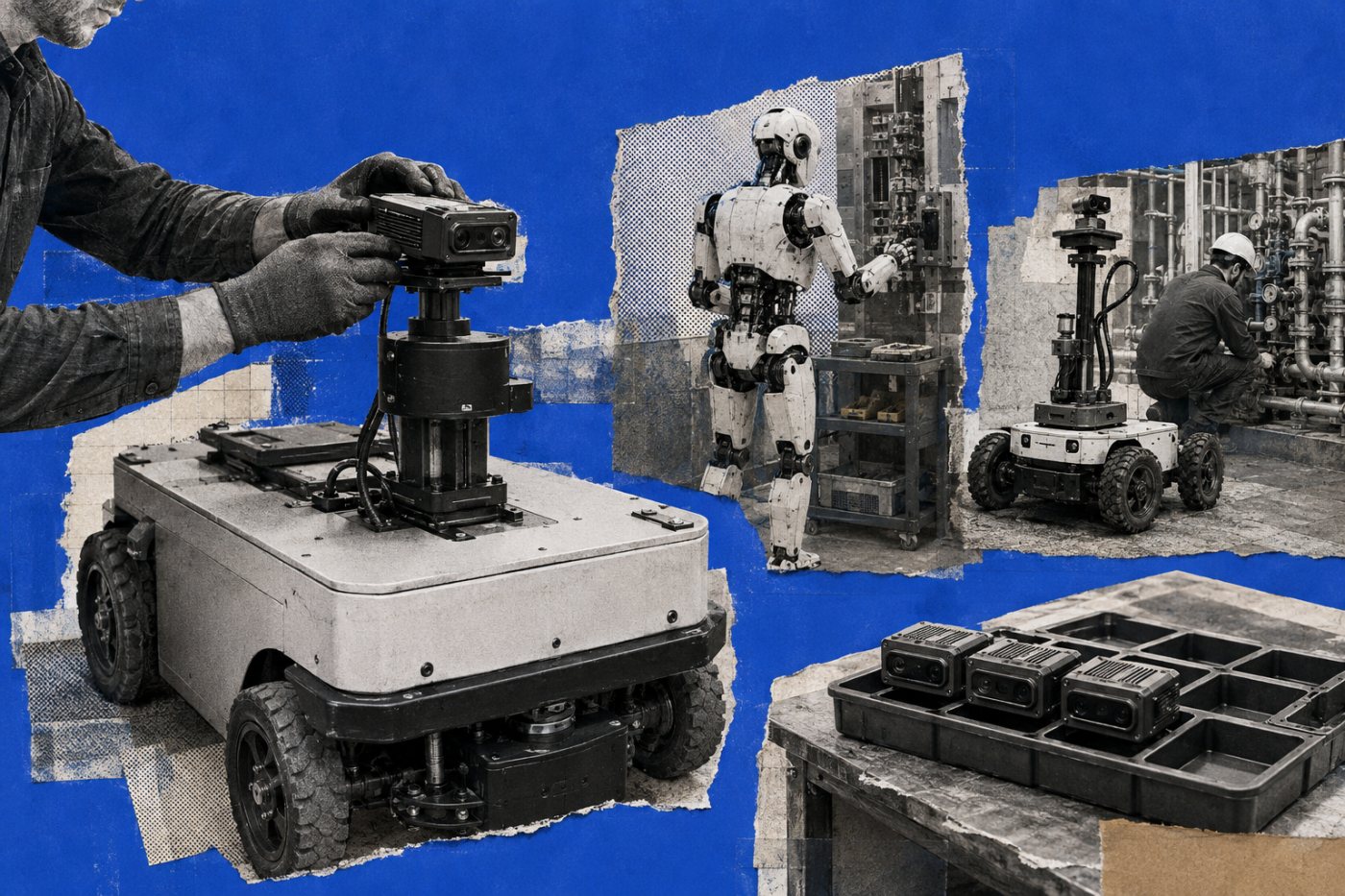 Des déploiements de perception sur plusieurs robots restent distincts d’une fabrication industrielle à grand volume.