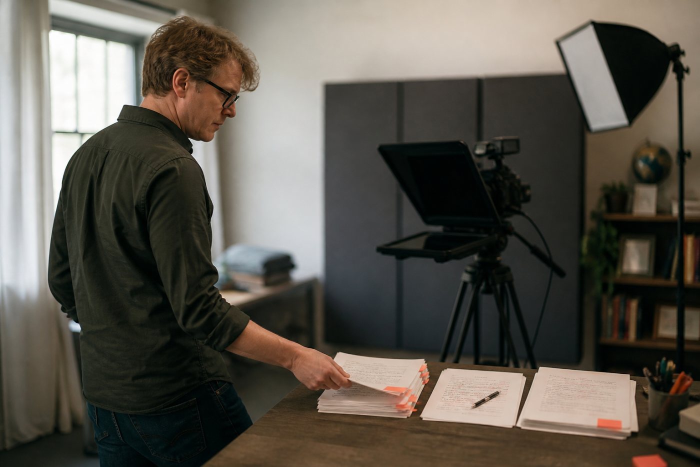 Hank Green explica nuevos límites para la IA mientras revisa la producción de varios canales.