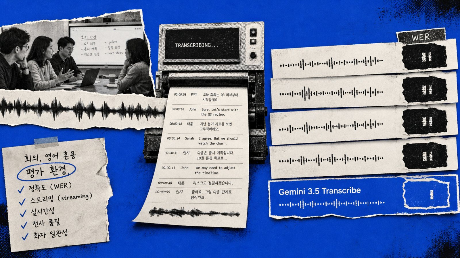 Gemini 3.5 Transcribe의 반전, 오류율 2.6%인데 정확도 5위였다
