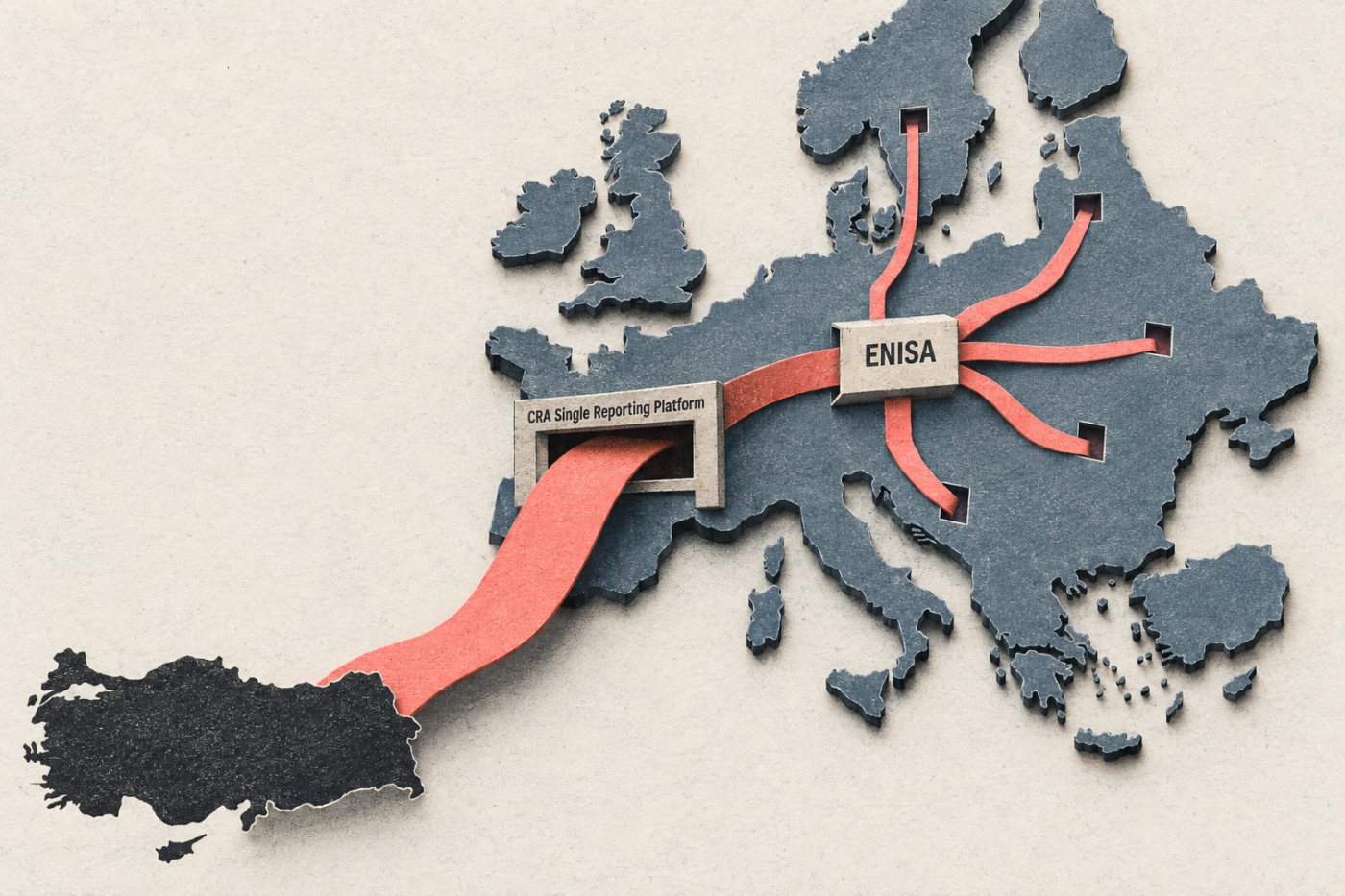 Türkiye’den yapılan tek CRA platform bildiriminin ENISA ve seçilen ulusal CSIRT üzerinden AB ağına yönelmesi