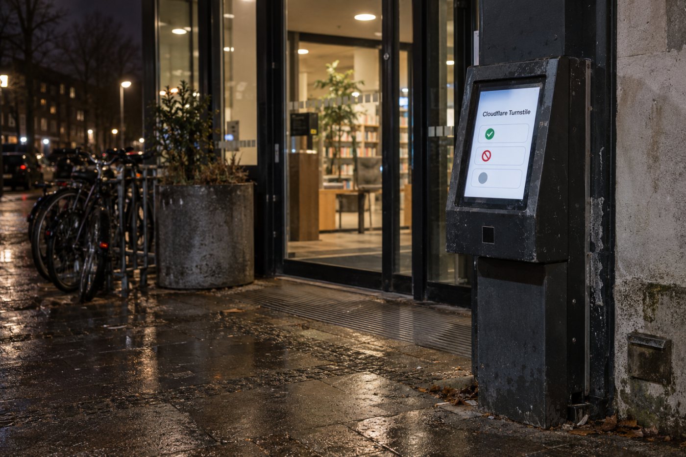 Turnstiles testnøgler giver adskilte forløb for godkendte og afviste formularindsendelser.
