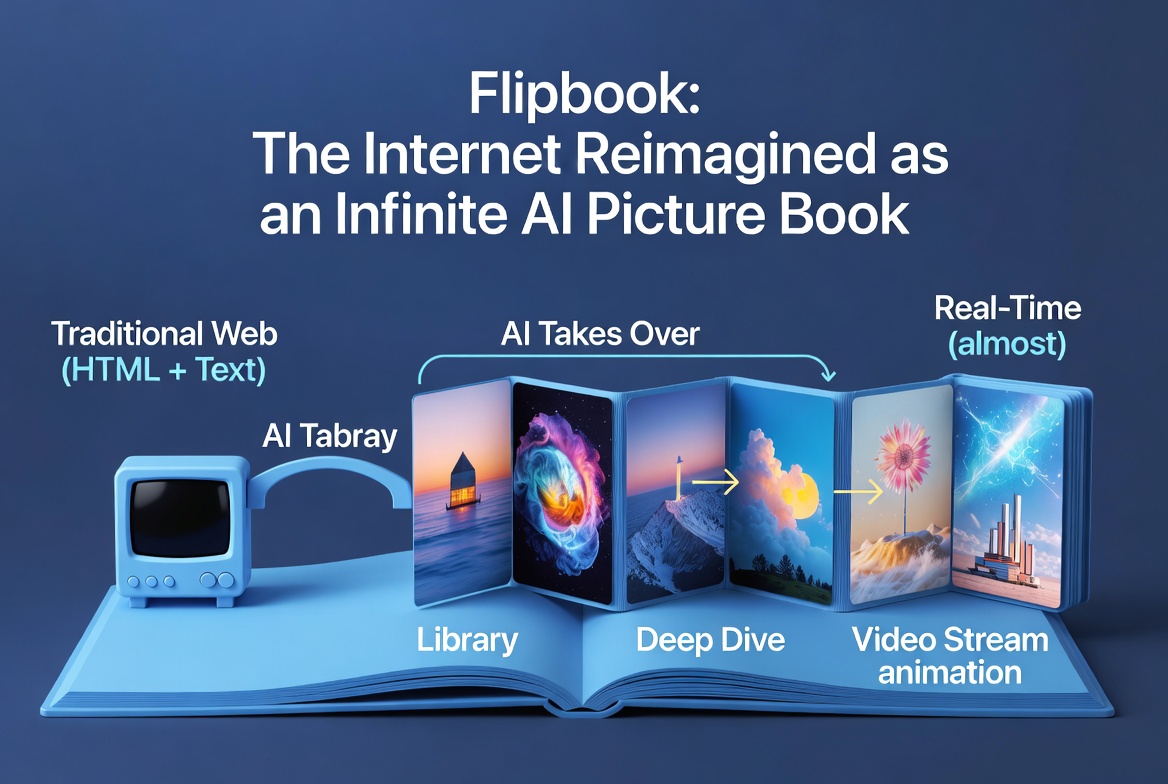 Flipbook: The AI-Powered “Visual Browser” That Turns the Entire Internet into Generated Images