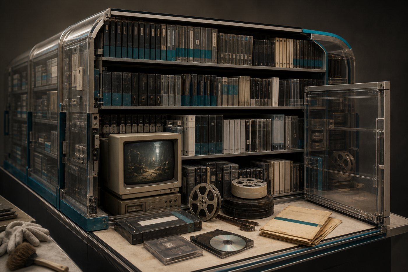 2003–2013 dönemine ait Steam2 depotlarının yaklaşık 12 TB’lık arşivde sınıflandırılması