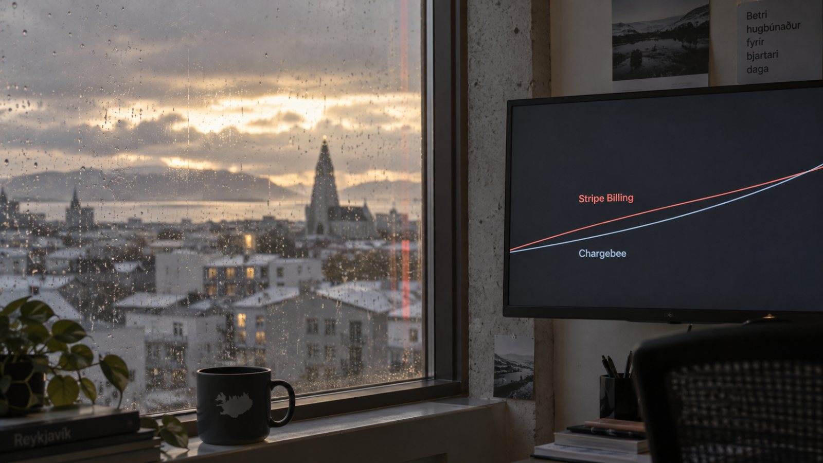 Stripe Billing eða Chargebee: 0,7% og 0,8% fela ólíkan grunnkostnað