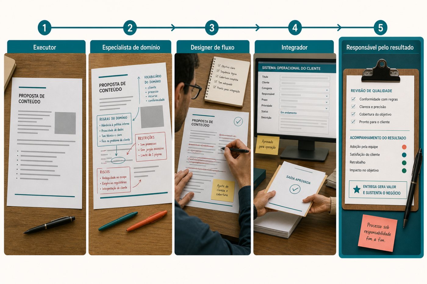 Evolução do executor de prompts para responsável por um fluxo integrado, validado e monitorado.