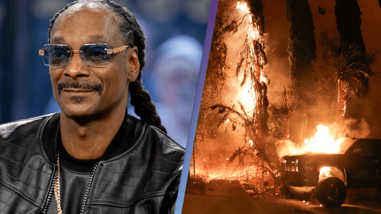 Snoop Dogg hailed as a 'true hero' for his 'generous' actions during the LA wildfires.