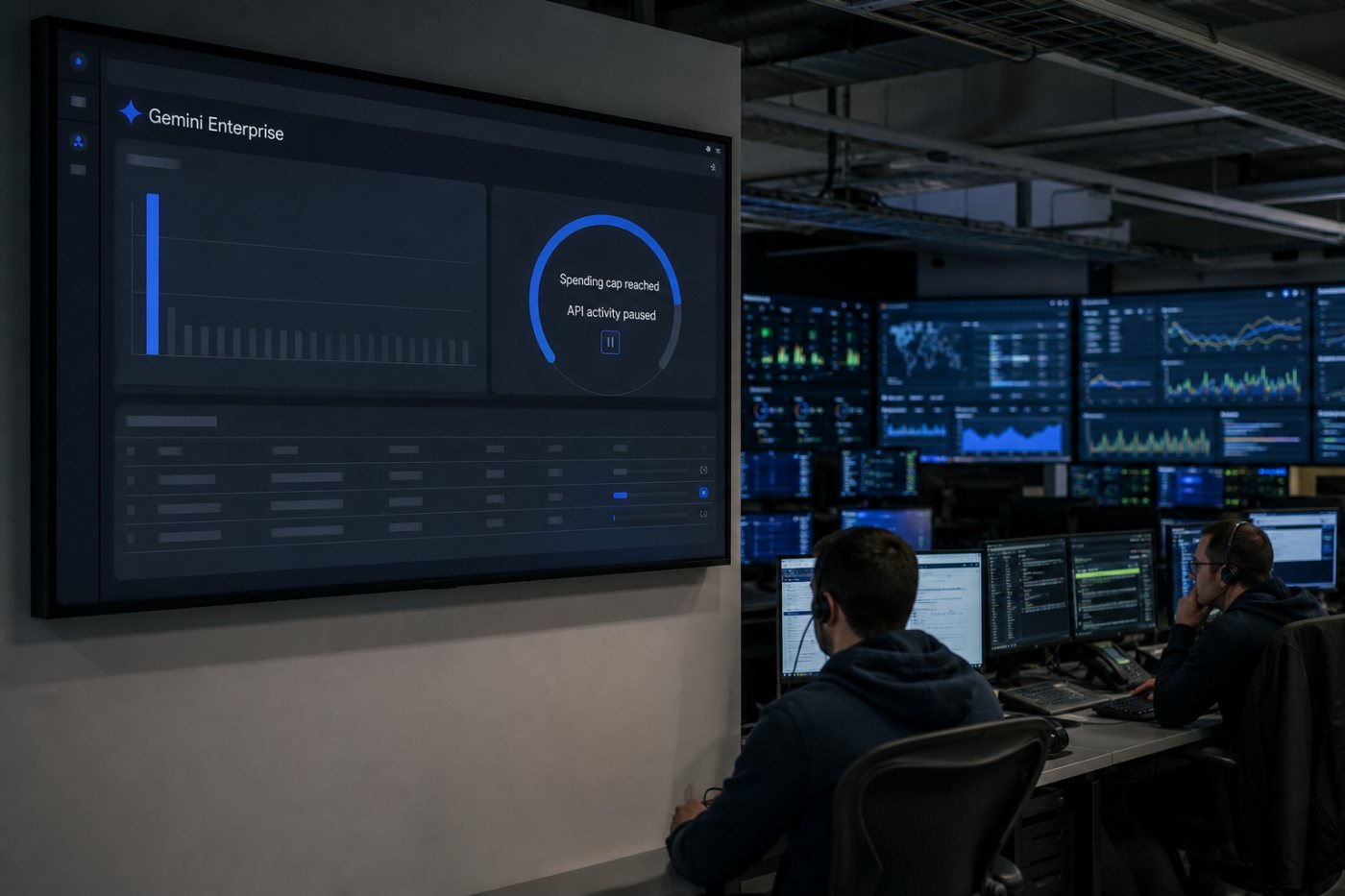Ein Gemini-Enterprise-Agentenprojekt pausiert am Monatslimit, während andere Produktionslasten weiterlaufen.