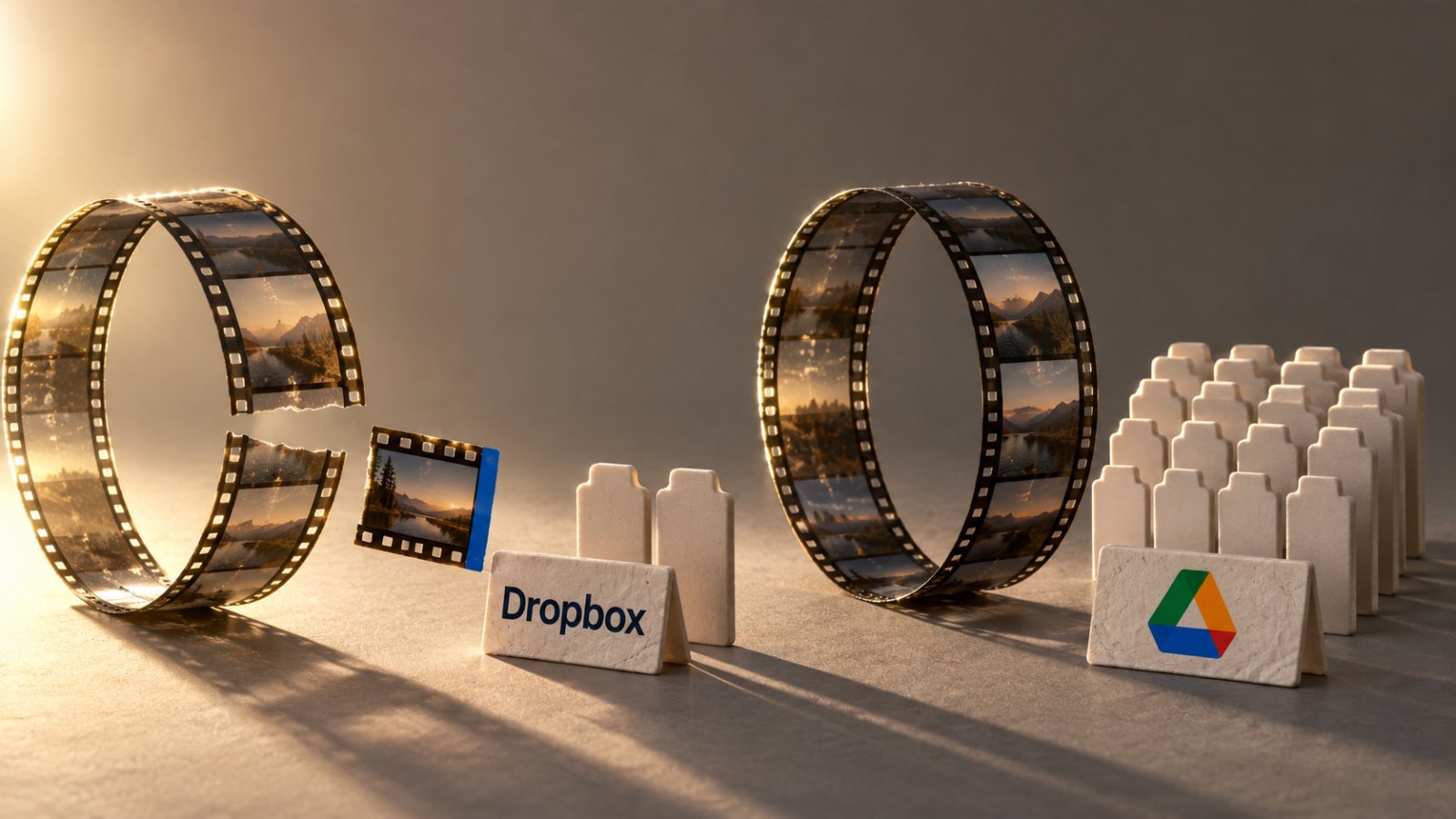 Dropbox sau Google Drive: 15 GB gratis nu câștigă automat sincronizarea