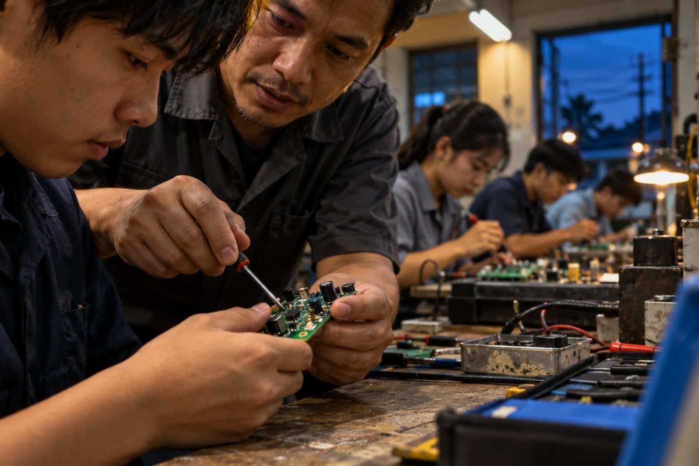การฝึกทักษะด้านอิเล็กทรอนิกส์อัจฉริยะที่อยู่ในแผน Skill Bridge
