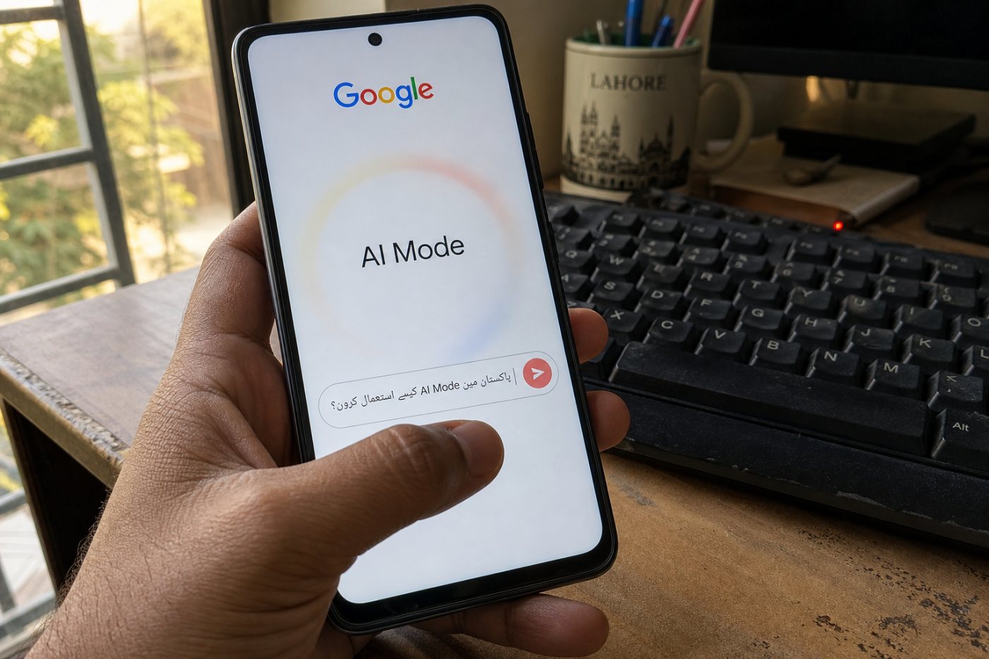 پاکستان میں Google Search سے AI Mode کھول کر اردو سوال شروع کرنے کا عملی راستہ