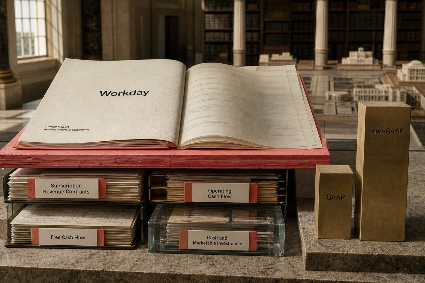 Les revenus d’abonnement, les marges et la trésorerie de Workday soutiennent l’étude d’un possible retrait de cote.