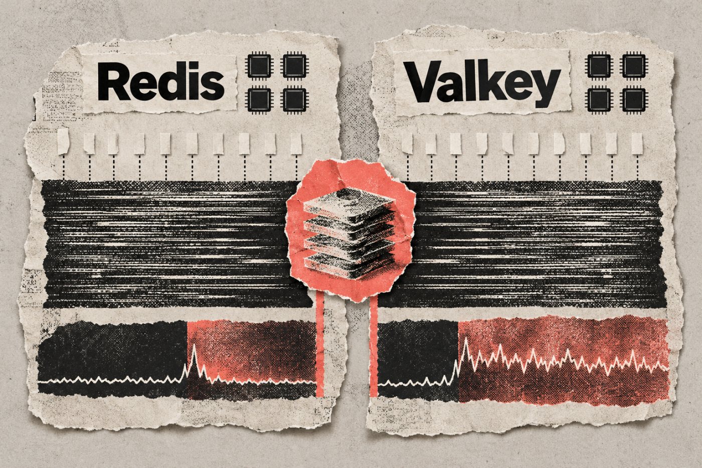 У независном тесту Redis и Valkey имају блиску пропусност, али различиту репну латенцију током снимања базе.