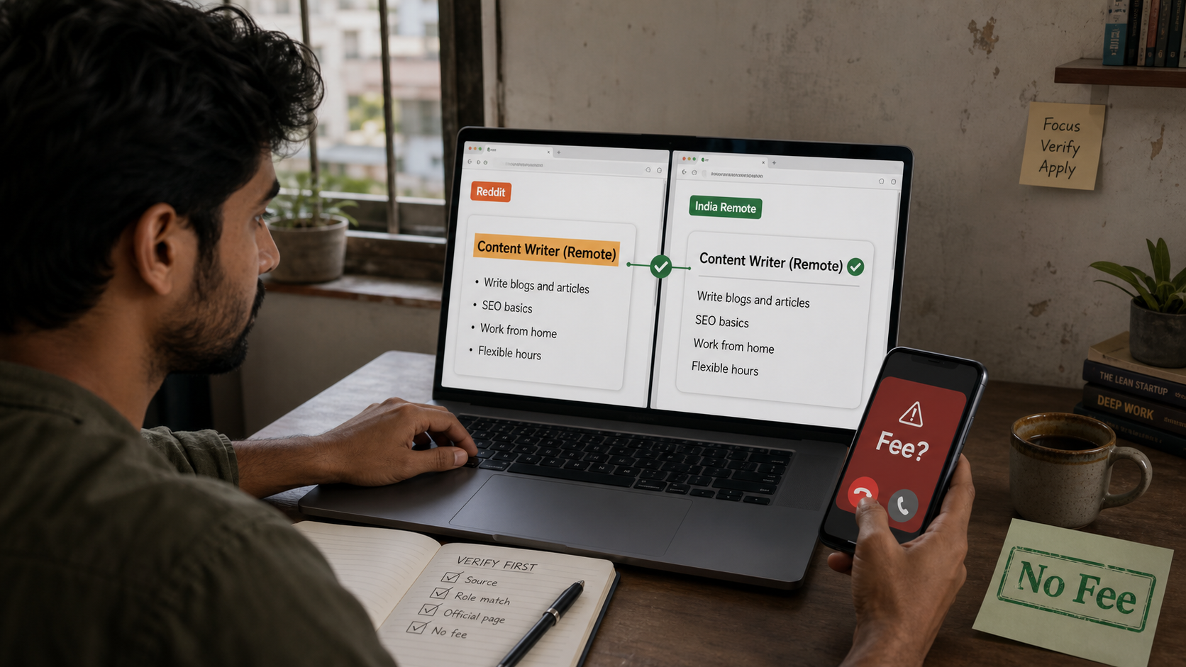 remote jobs india reddit: जुलाई 2026 में असली दूरस्थ नौकरियाँ कैसे जाँचें