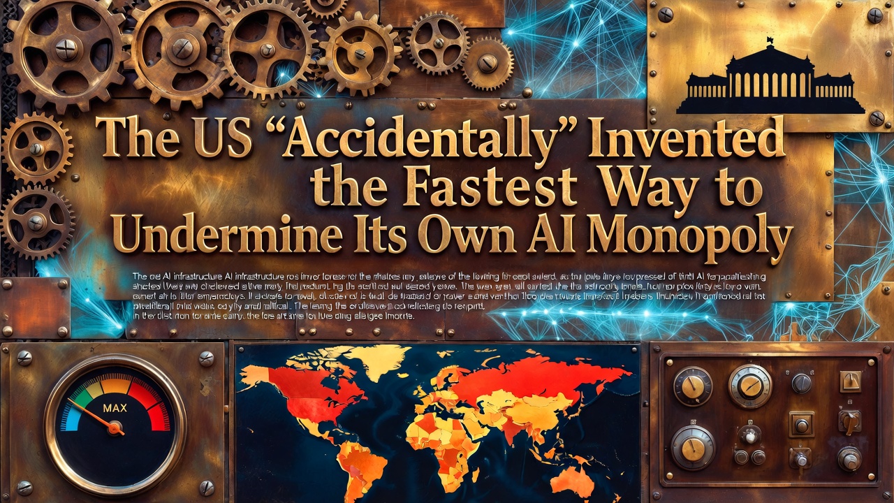 The US "Accidentally" Invented the Fastest Way to Undermine Its Own AI Monopoly