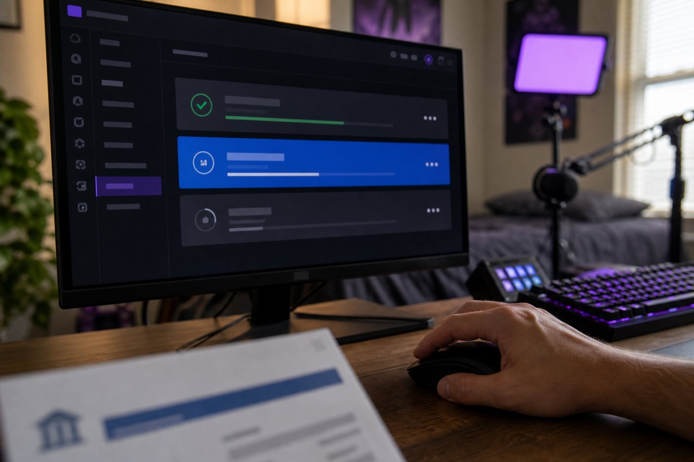 Saldo elegible de un Afiliado de Twitch que alcanza el mínimo y pasa al proceso de pago Net-15.