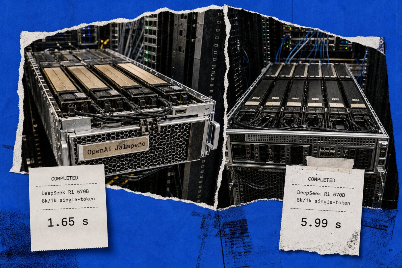 OpenAI Jalapeño ile Nvidia GB300’ün DeepSeek R1 testinde 1,65 ve 5,99 saniyelik uçtan uca gecikme sonuçları