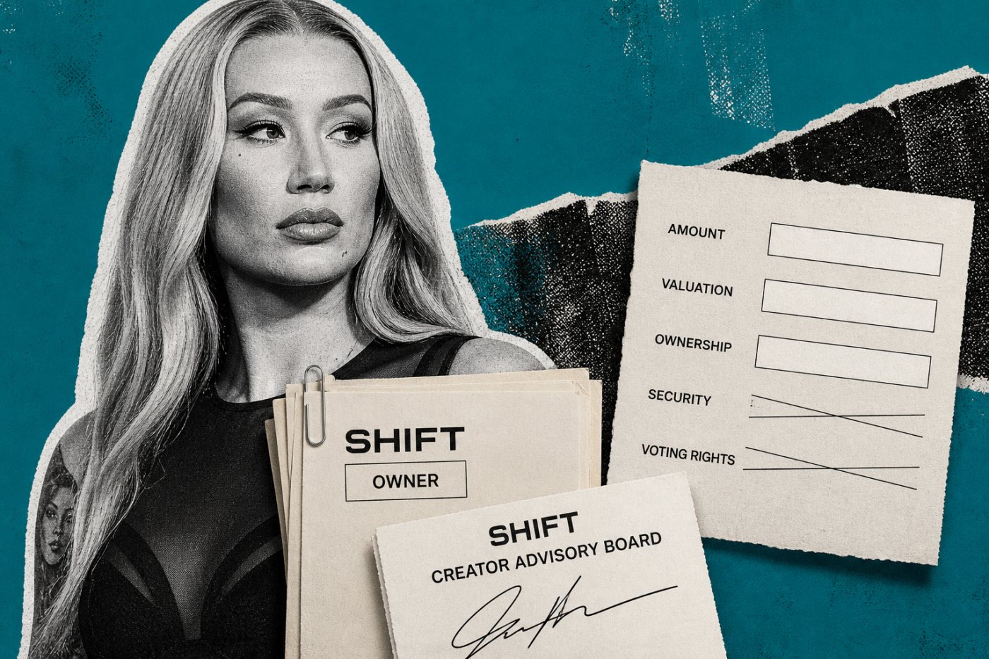 Bestätigte Beteiligung und Beiratsrolle von Iggy Azalea stehen nicht veröffentlichten Vertragskonditionen gegenüber.