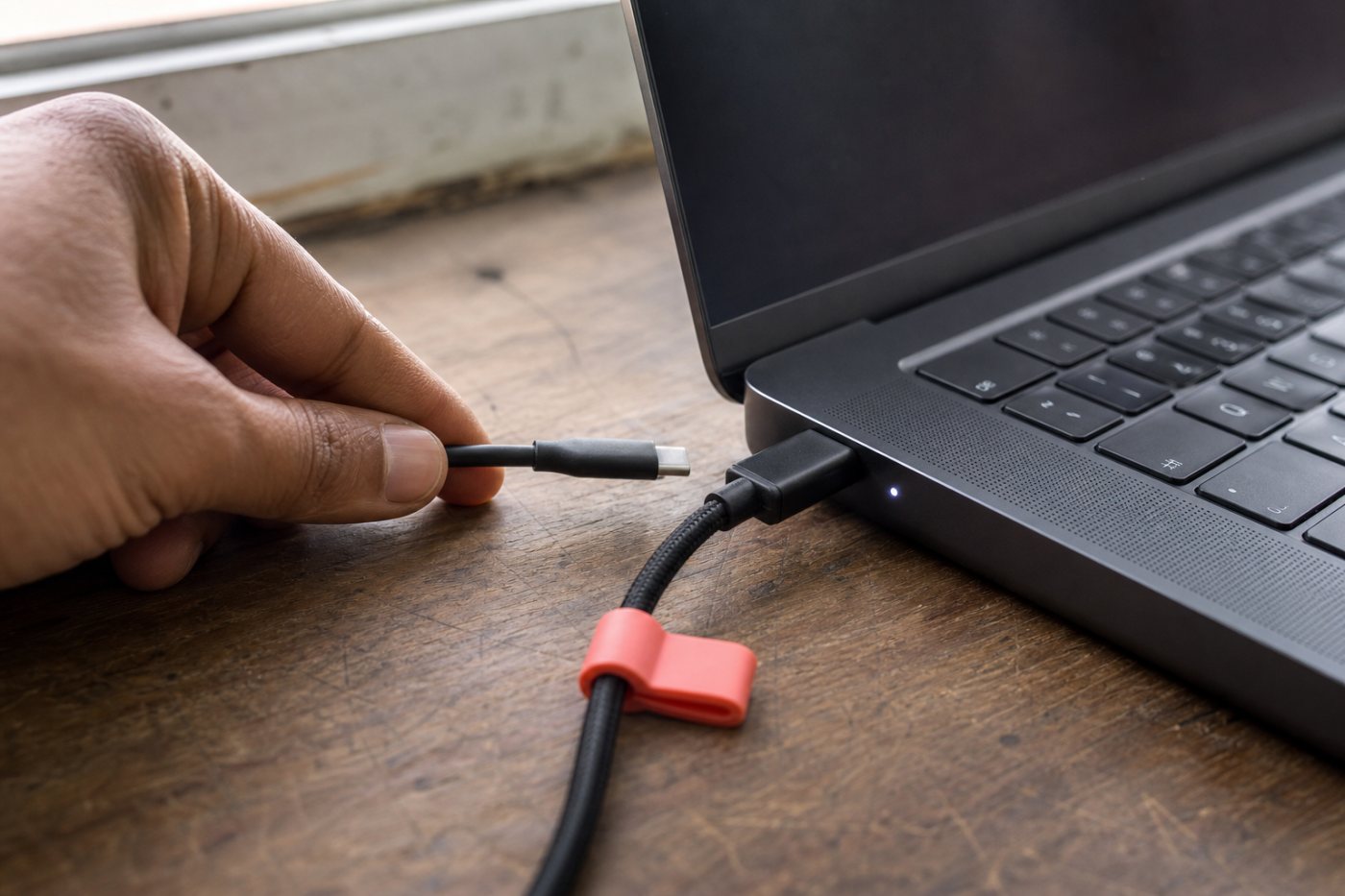 लैपटॉप की आवश्यक शक्ति के अनुसार 60W और 240W USB-C केबल का चयन
