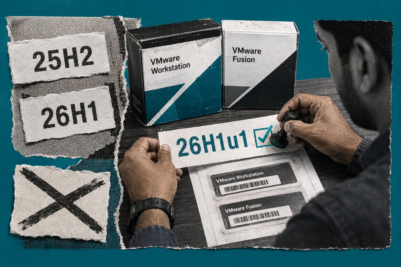 आईटी प्रशासक प्रभावित VMware 25H2 और 26H1 स्थापनाओं को निश्चित 26H1u1 सुधार पर उन्नत करते हुए