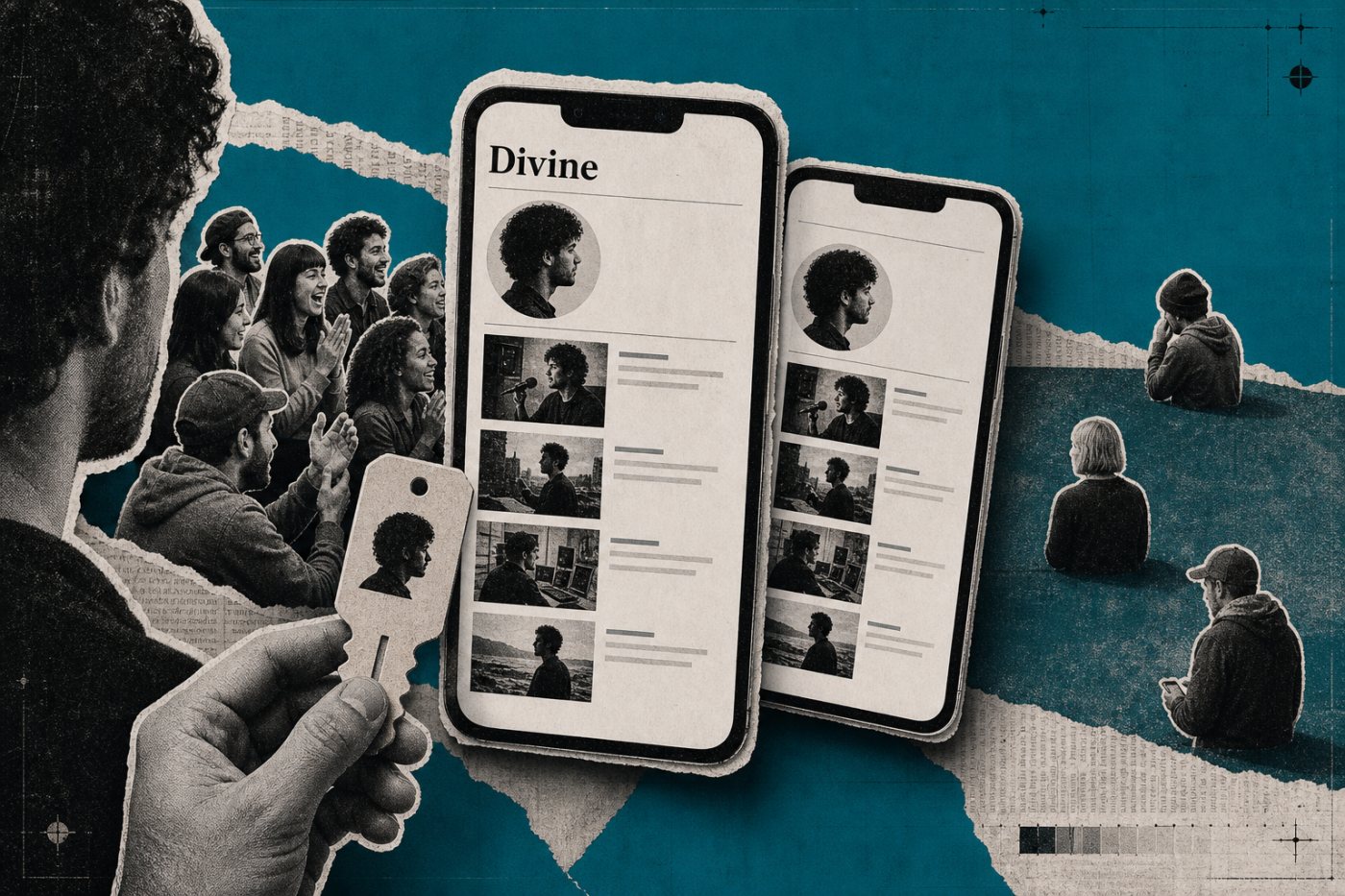 Una identidad de creador permanece portable entre Divine y otro cliente de Nostr, aunque el alcance no se transfiere automáticamente.