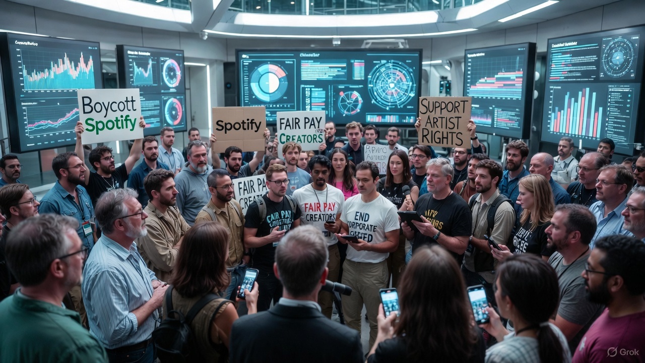 Stars in Shock: Spotify Founder's Investments Drive Artists Away from Streaming