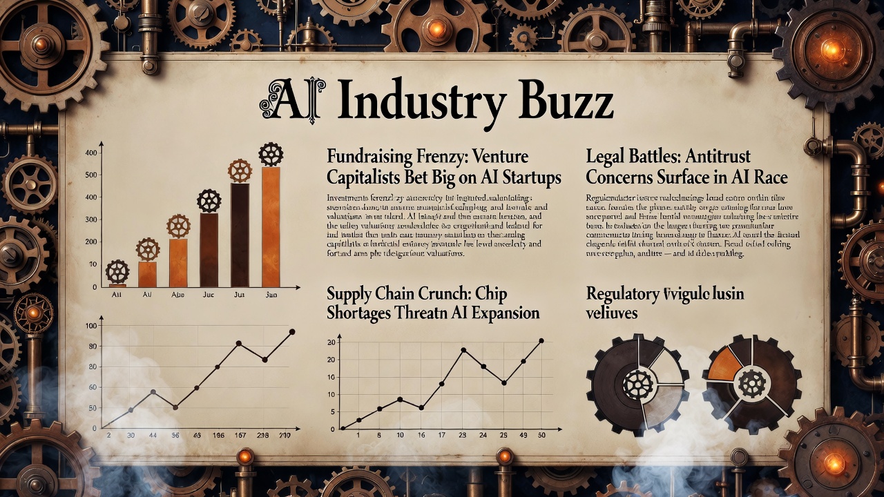 AI Industry Buzz: Fundraising Frenzy, Supply Chain Crunches, and Legal Battles