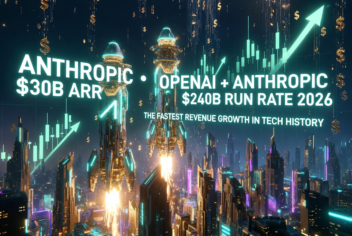 Anthropic Hits $30B ARR — Superforecaster Peter Wildeford Now Sees OpenAI + Anthropic Combined Run Rate at $240B by End of 2026